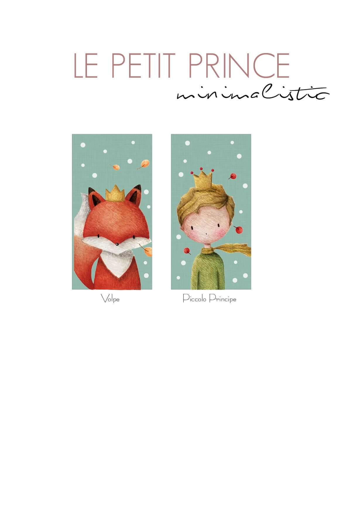 CORNICETTE Piccolo Principe MINIMALISTIC