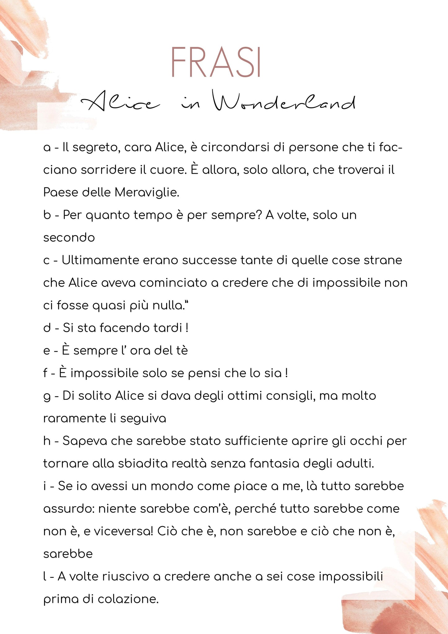 Lanterne in Legno a LED "Alice nel Paese delle Meraviglie" La Bottega delle Creazioni
