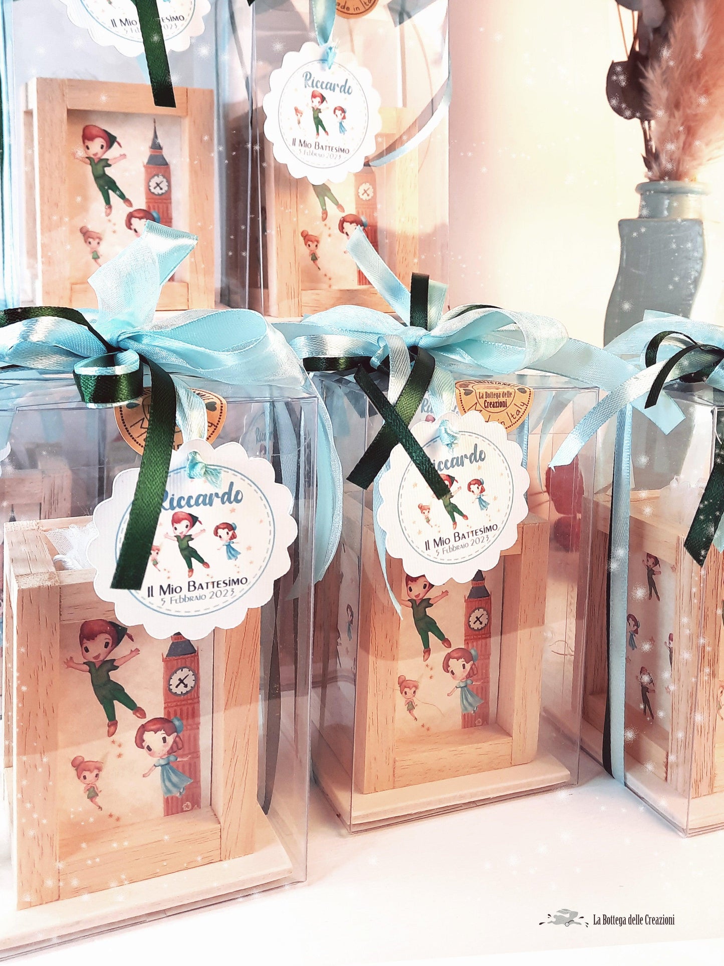 Bomboniere Artigianali in Legno Peter Pan La Bottega delle Creazioni