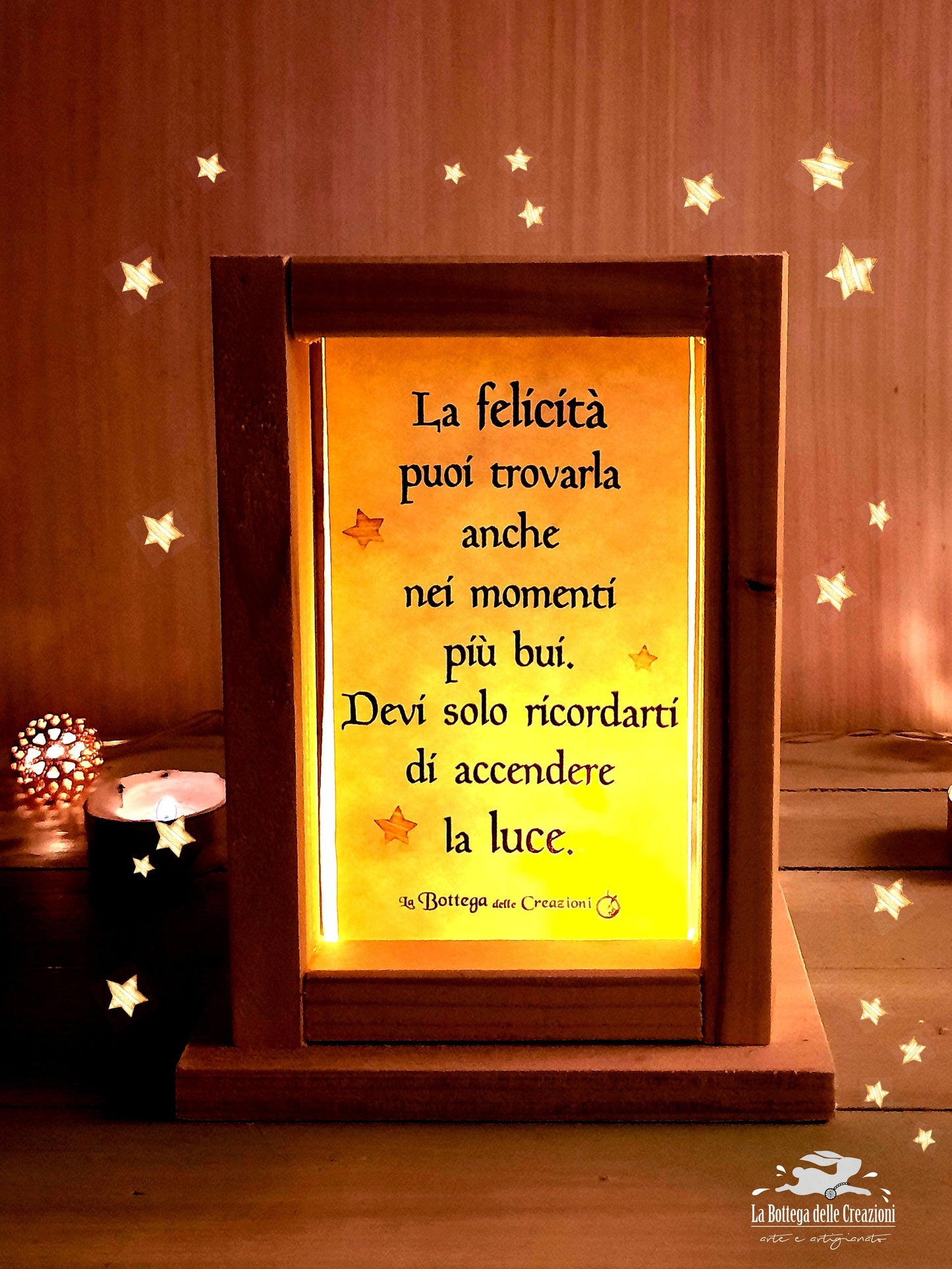 Lanterne in Legno a LED "Harry Potter" La Bottega delle Creazioni