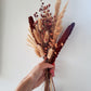 Drap-brown mini dried flower bouquet-2