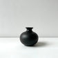 Ceramic design vase - black-1