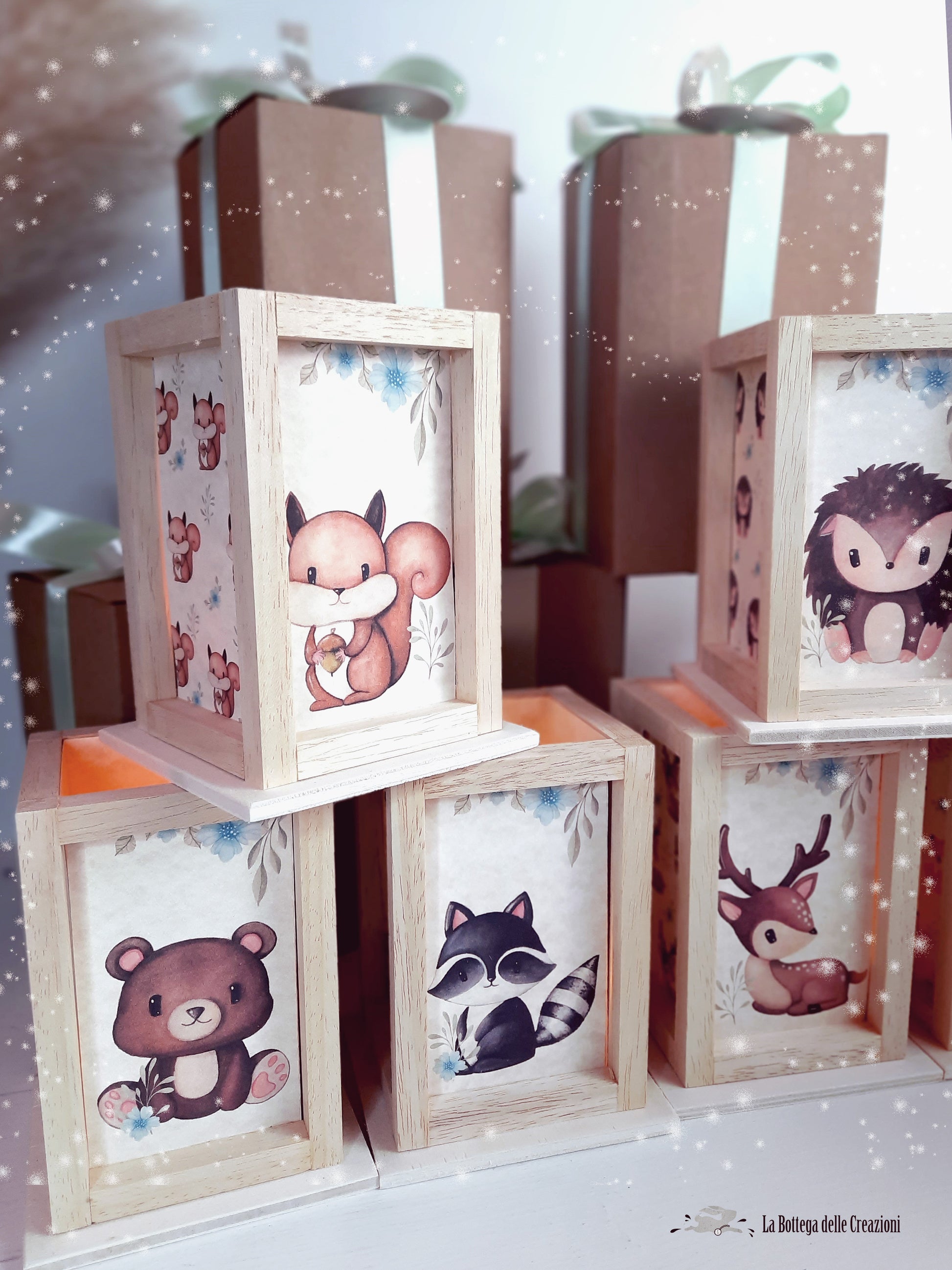 32 Mini Quaderni Animali Del Bosco - Blocchi Note 9x5.8cm, Per Bambini E Bomboniere - Foto 5