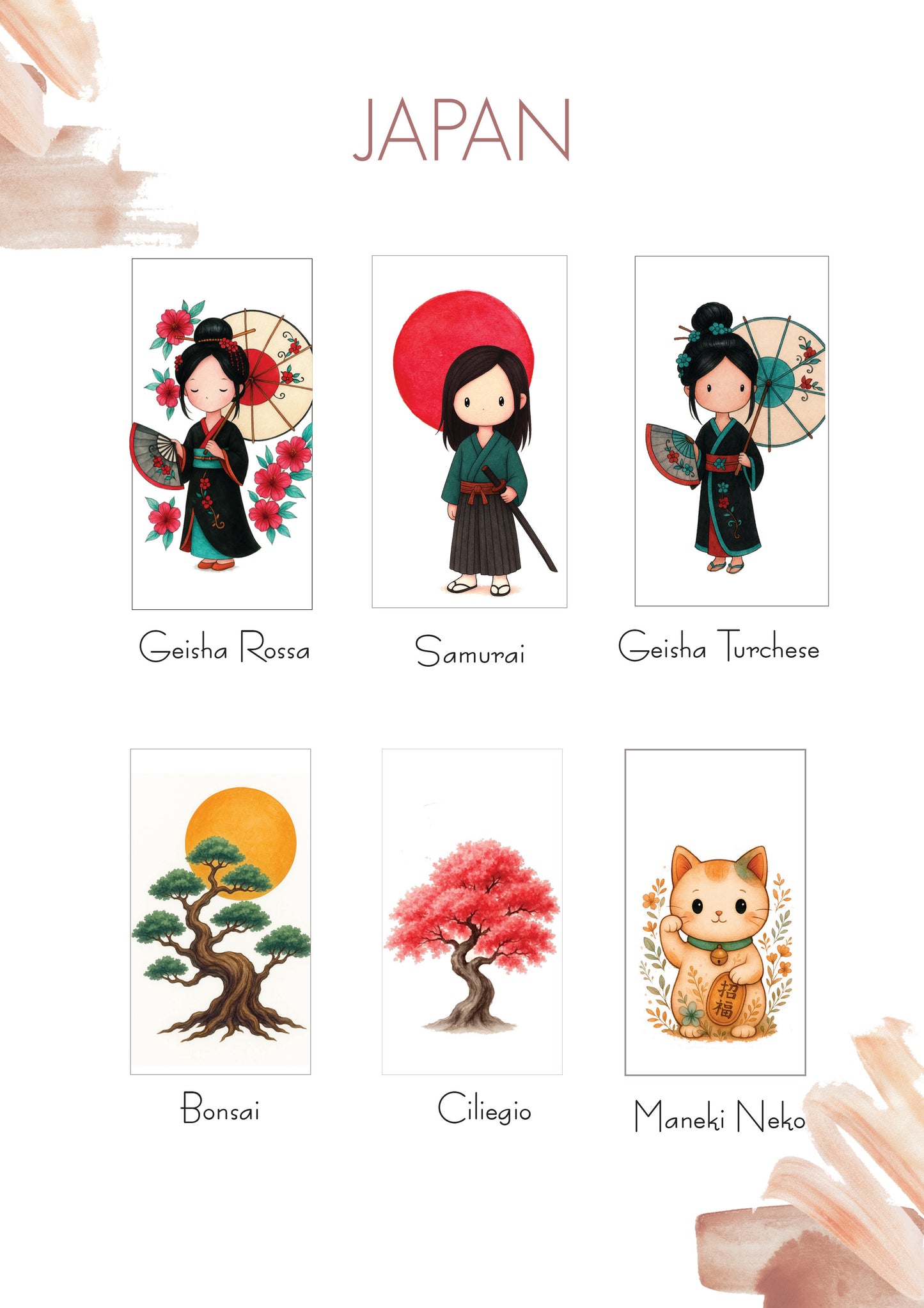 Stampe ILLUSTRAZIONI  "Japan"