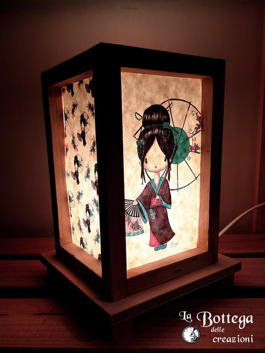 lampade giapponesi in legno
