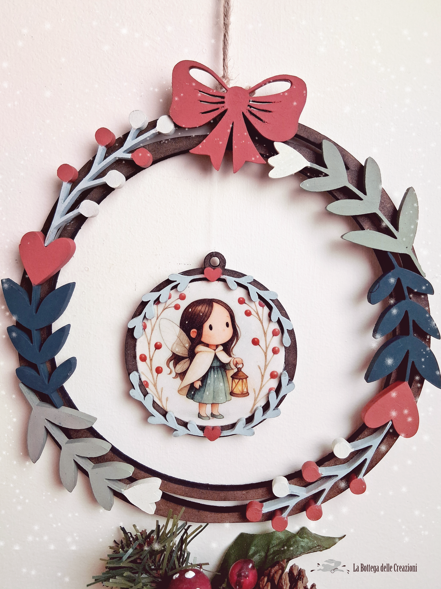 GHIRLANDA Fuoriporta Natalizia