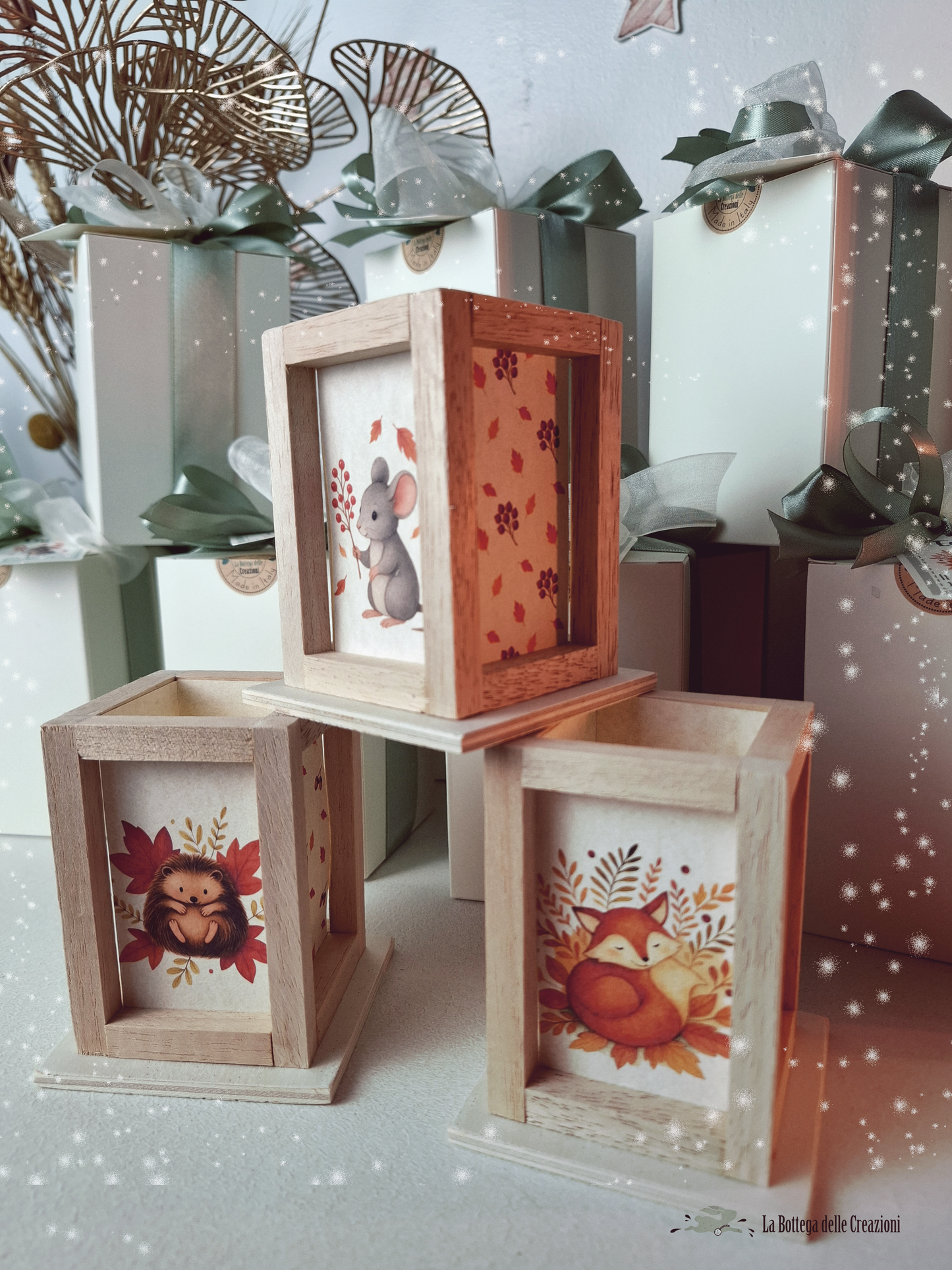 LANTERNE Animaletti D'Autunno