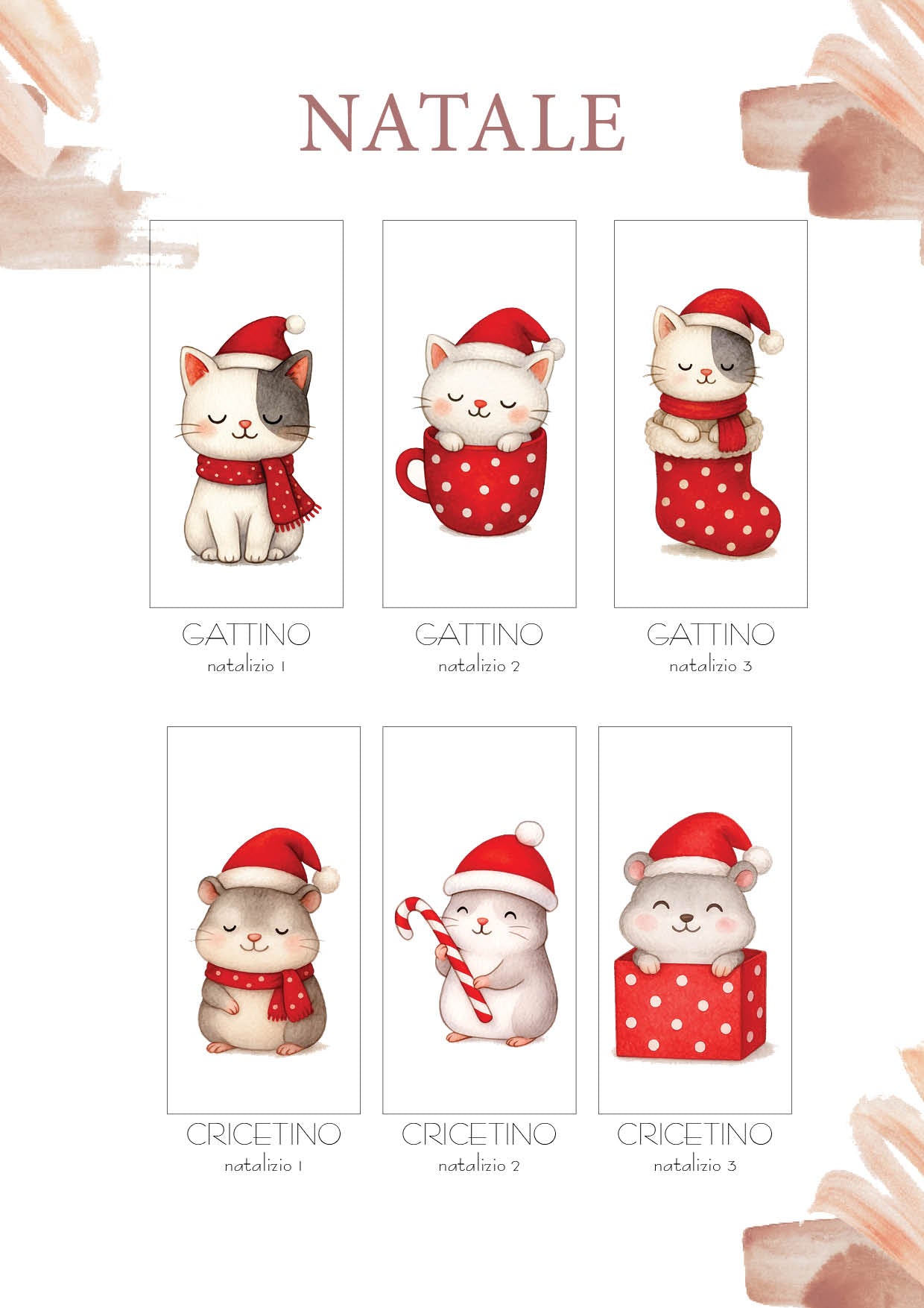 Lanterne in legno LED Natale