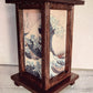 Lampade in Legno  "Onda di Kanagawa"