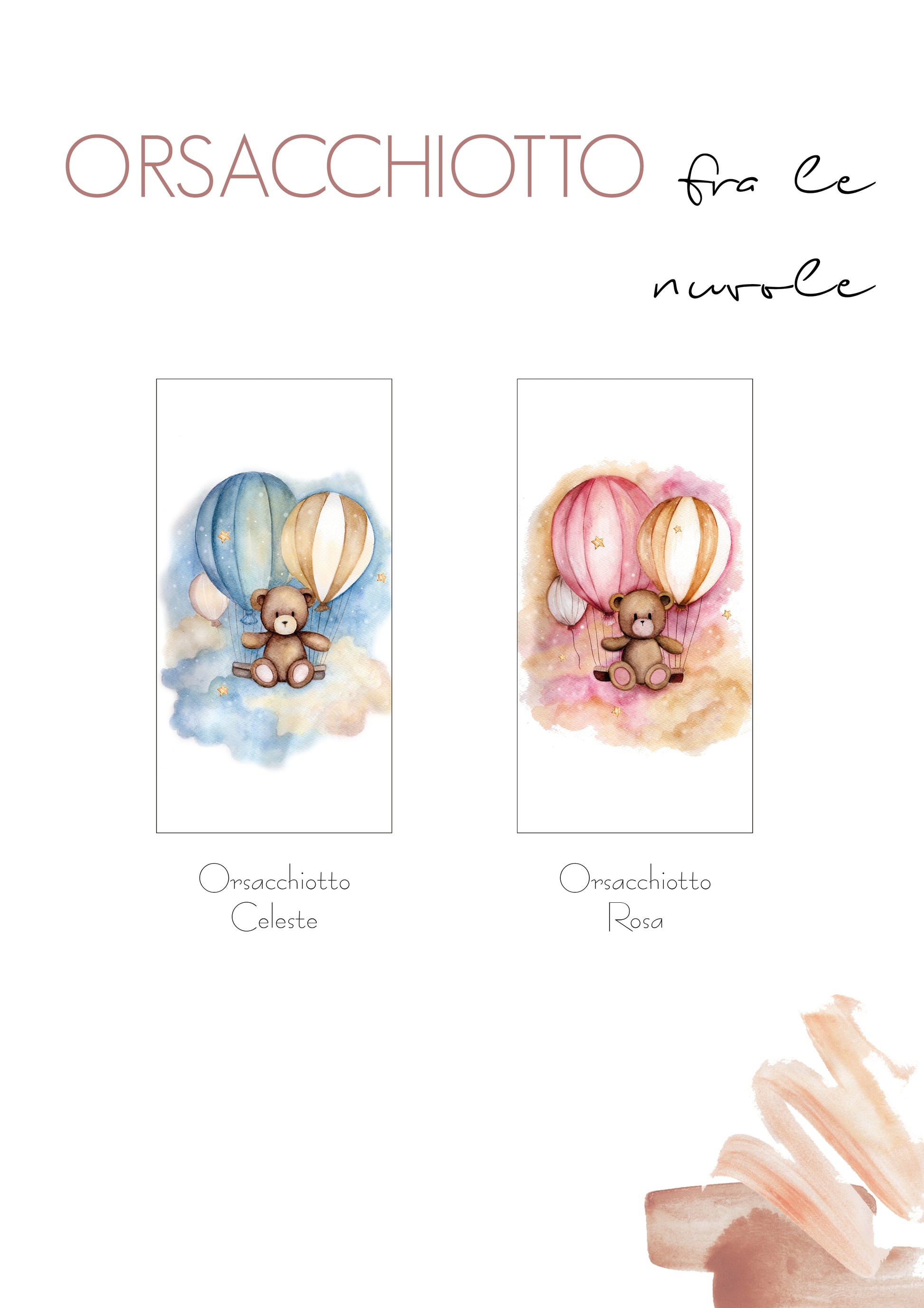 Bomboniere Orsacchiotto fra le Nuvole - Main Image