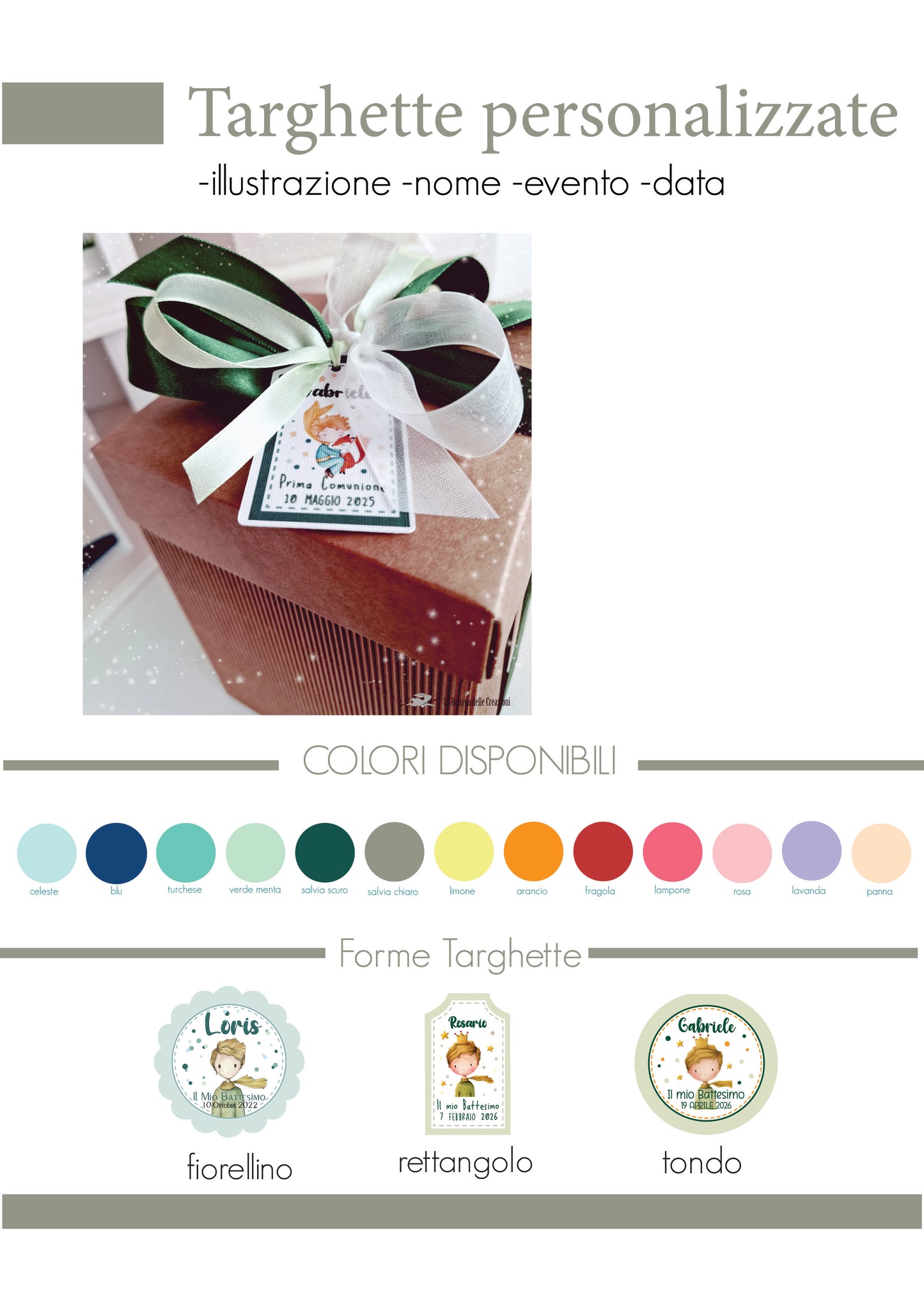 BOMBONIERE lanterne Animaletti D'Autunno