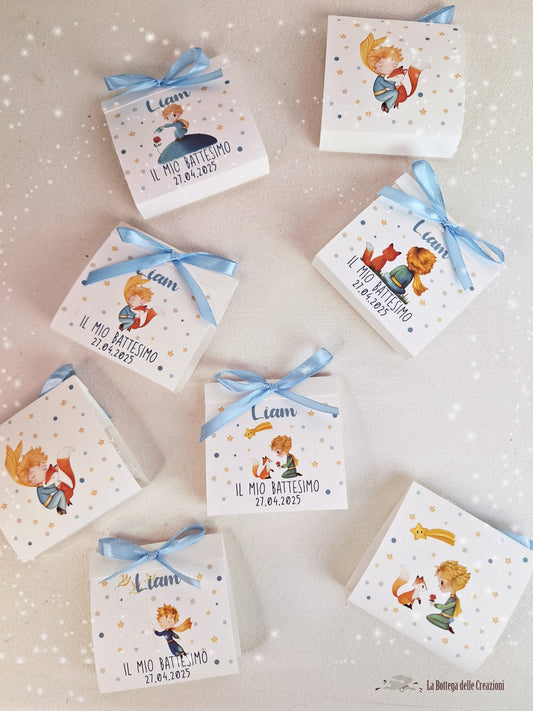 SCATOLINE CARD porta confetti PICCOLO PRINCIPE 2