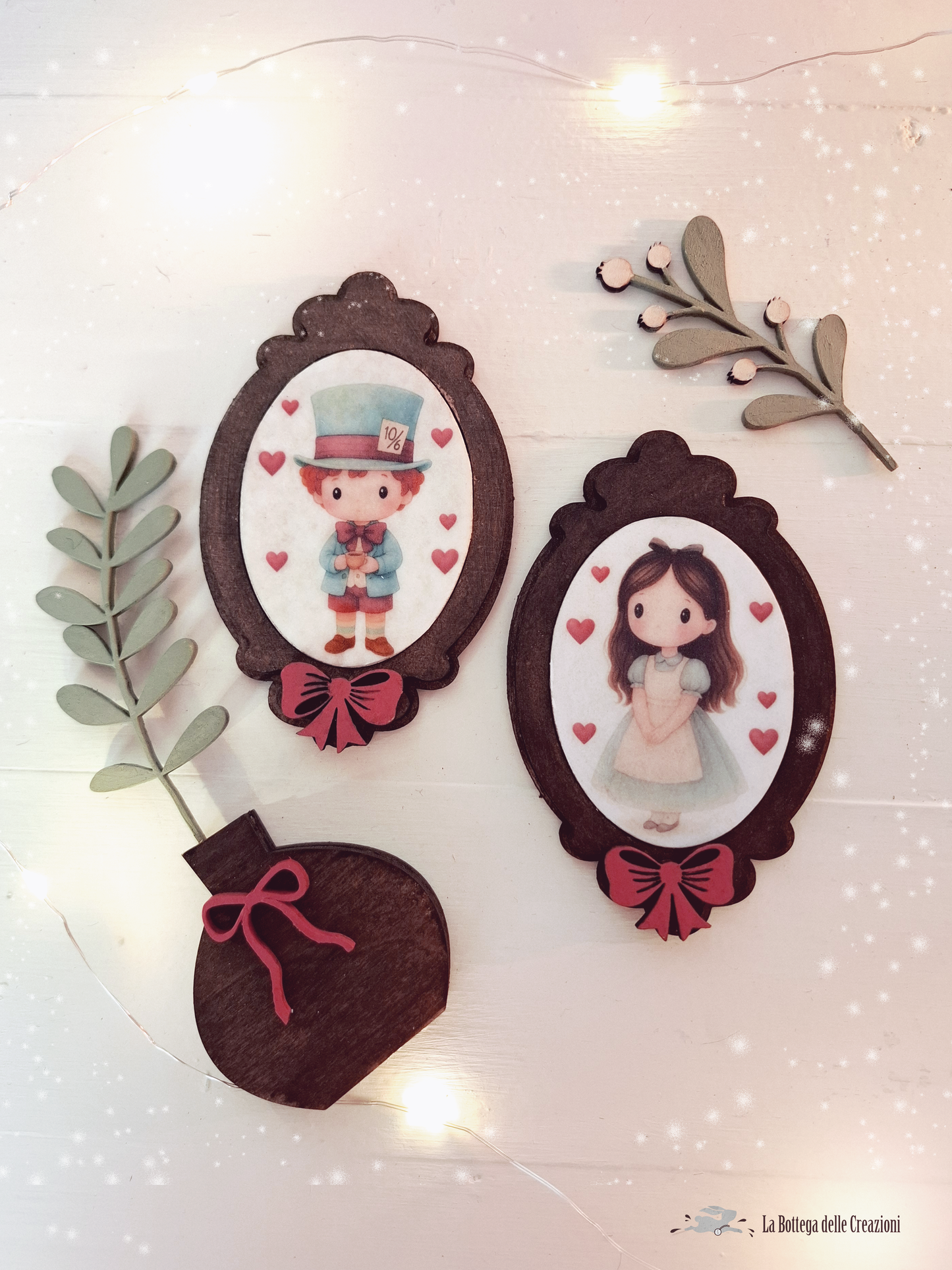 PORTACHIAVI e CALAMITE Alice nel Paese delle Meraviglie