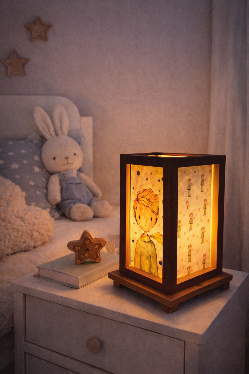 Lampade in Legno Piccolo Principe 1