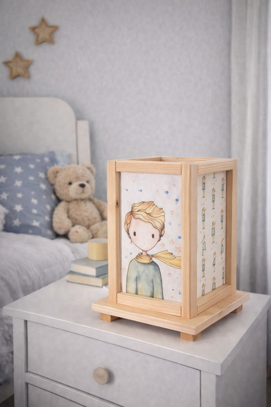 Lampade in Legno Piccolo Principe 1