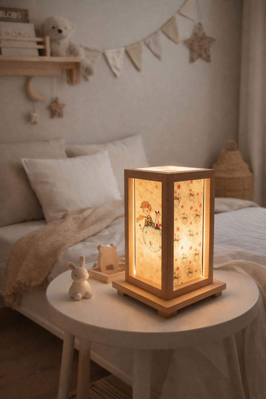 Lampade in Legno Piccolo Principe 1