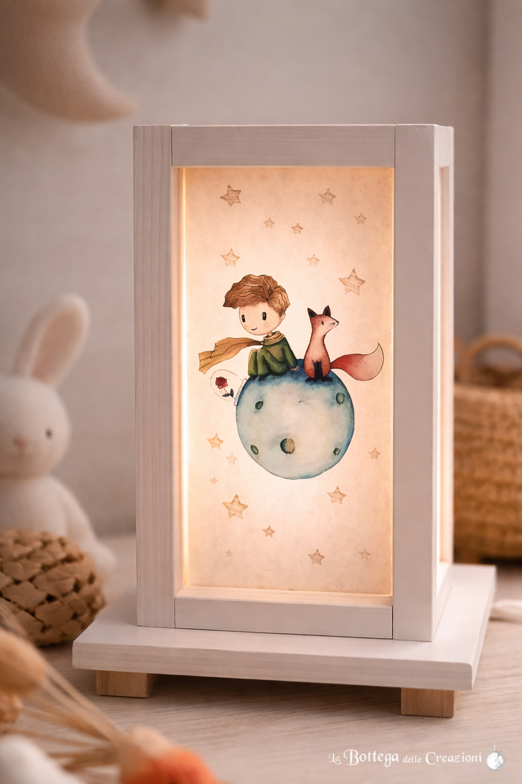 Lampade in Legno Piccolo Principe 1
