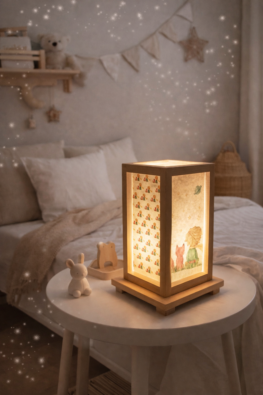 Lampade in Legno Piccolo Principe 1
