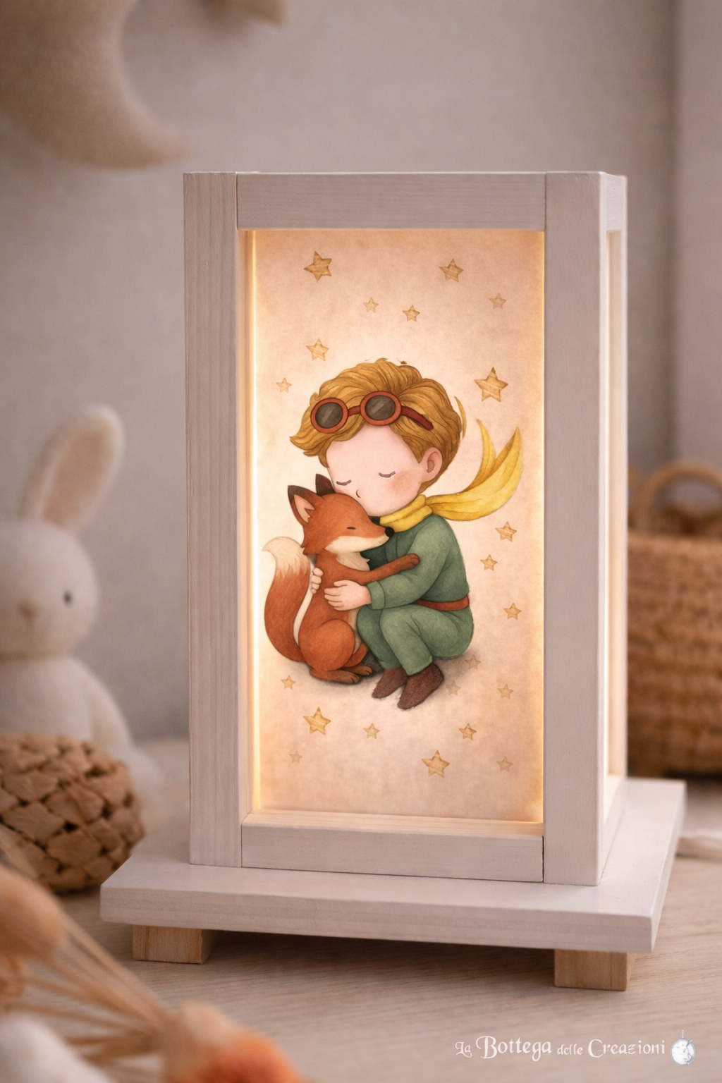 Lampade in Legno Piccolo Principe 1