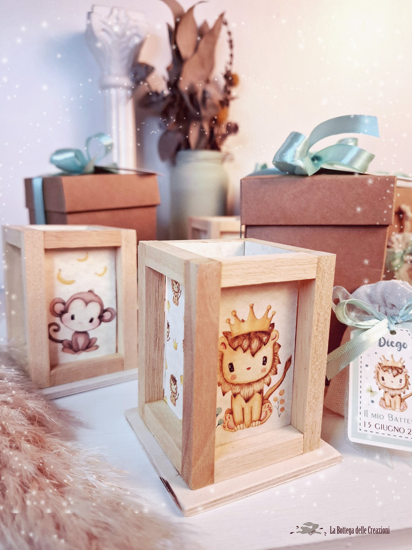 Lion and Friends Lanterns Gifts Favors