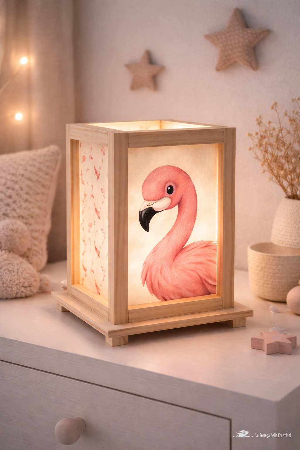 Wooden Lamps Alice in Wonderland 