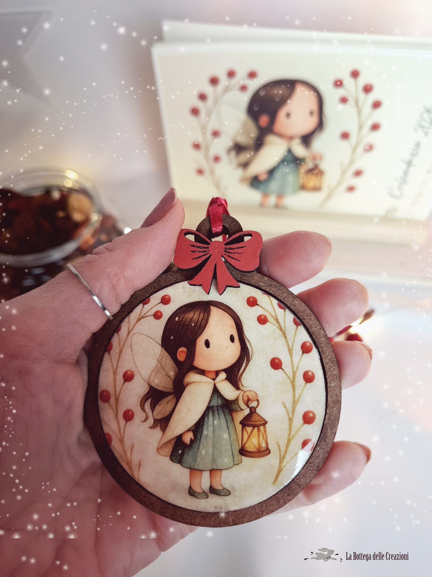 PALLINE DI NATALE Fatine del Bosco