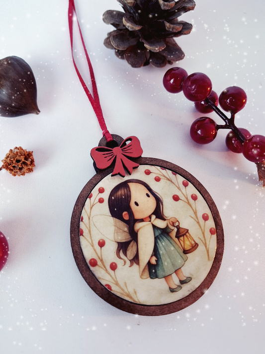 PALLINE DI NATALE Fatine del Bosco