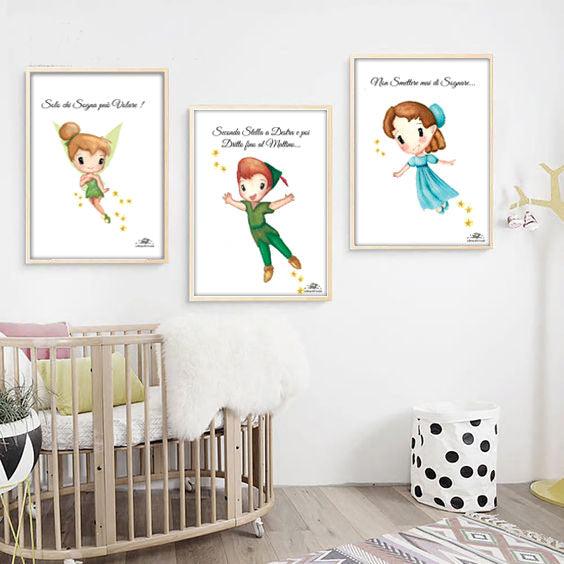 Stampe ILLUSTRAZIONI "Peter Pan" La Bottega delle Creazioni