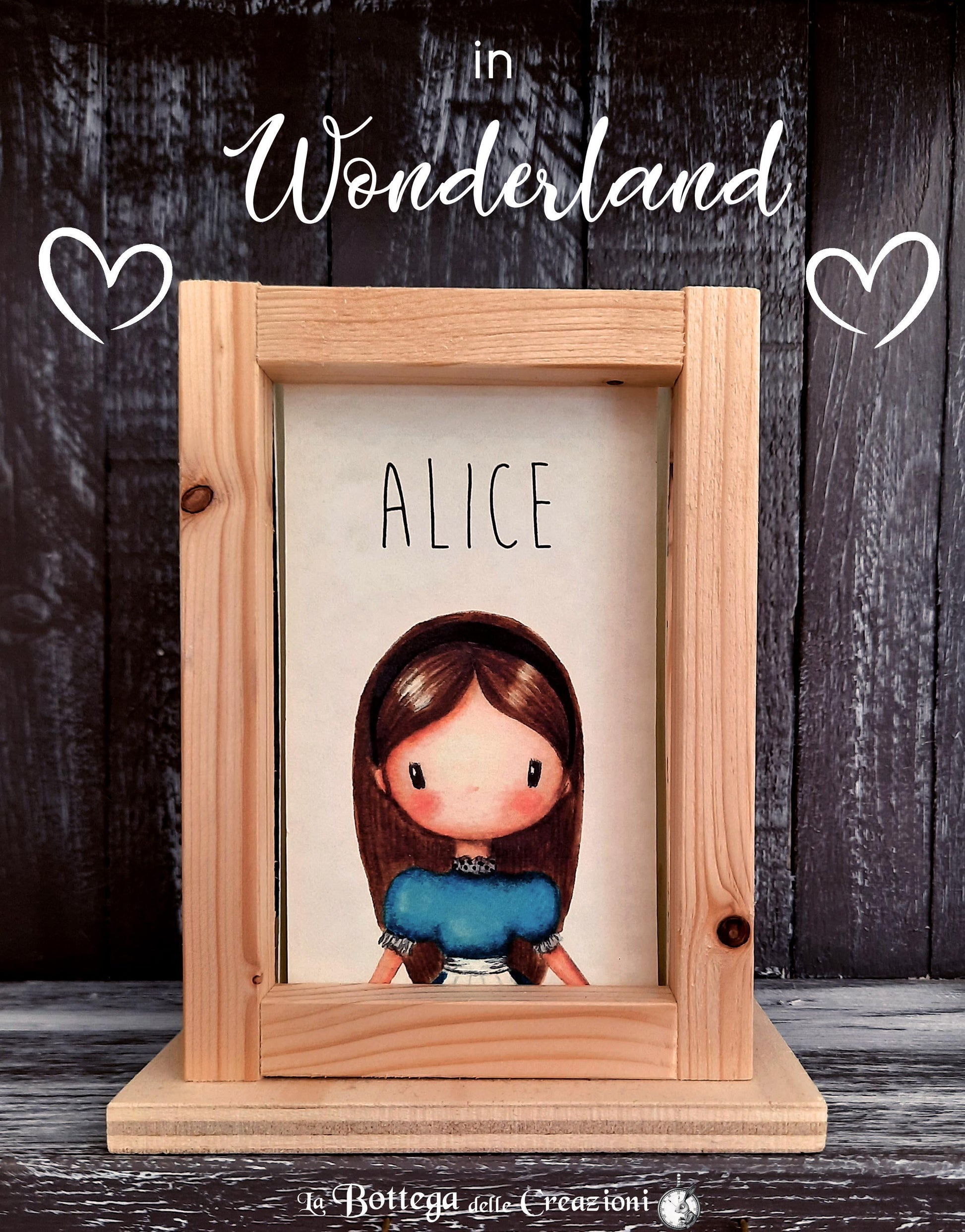 Alice in Wonderland Wooden LED Lanterns